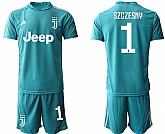 2020-21 Juventus 1 SZCZESNY Blue Goalkeeper Soccer Jersey,baseball caps,new era cap wholesale,wholesale hats